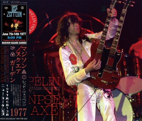 Photo1: LED ZEPPELIN - GLINPSE AN AXE 1977 3CD [WENDY] (1)