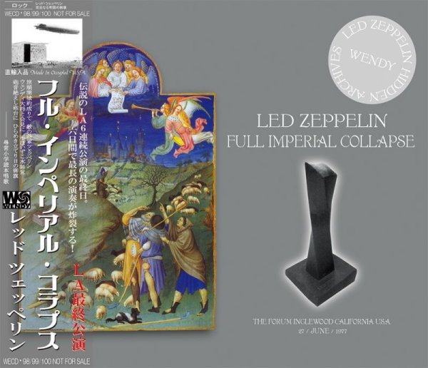 Photo1: LED ZEPPELIN - FULL IMPERIAL COLLAPSE 3CD [WENDY] (1)