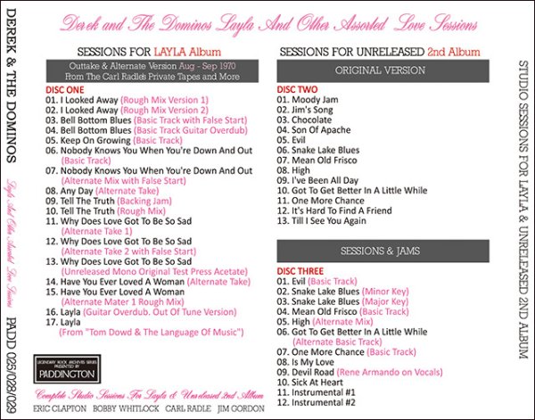 Photo2: DEREK AND THE DOMINOS - LAYLA & OTHER ASSORTED LOVE SESSIONS 3CD [PADDINGTON] (2)