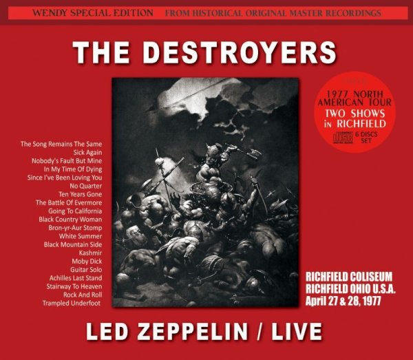 Photo1: LED ZEPPELIN - THE DESTROYERS 1977 6CD [WENDY] (1)