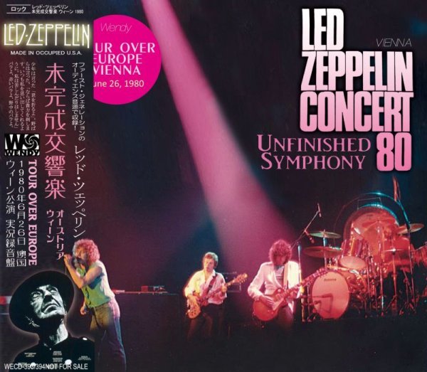 Photo1: LED ZEPPELIN - 1980 UNFINISHED SYMPHONY 2CD [WENDY] (1)