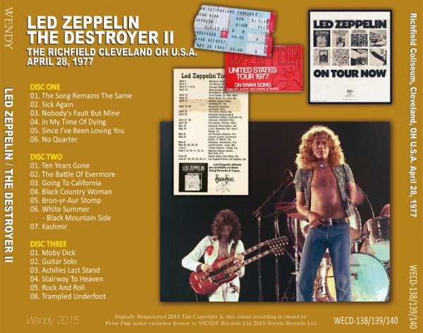 Photo6: LED ZEPPELIN - THE DESTROYERS 1977 6CD [WENDY] (6)