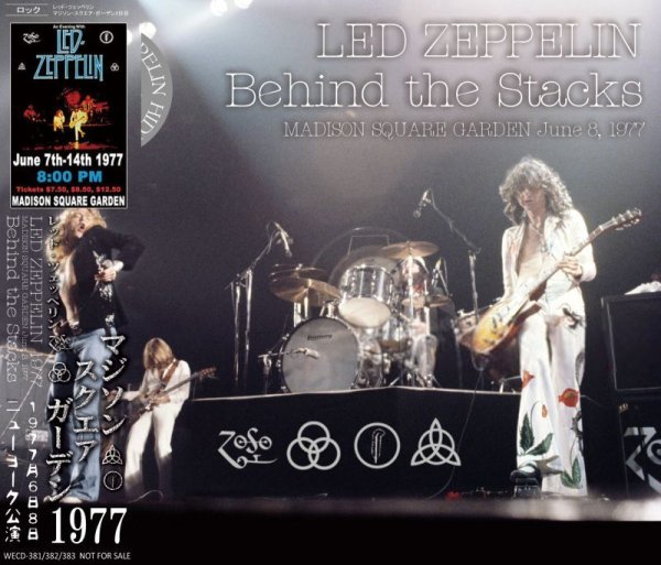 Photo1: LED ZEPPELIN - 1977 BEHIND THE STACKS 3CD [WENDY] (1)