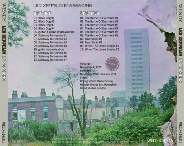 Photo2: LED ZEPPELIN - IV SESSIONS 2CD [WENDY] (2)
