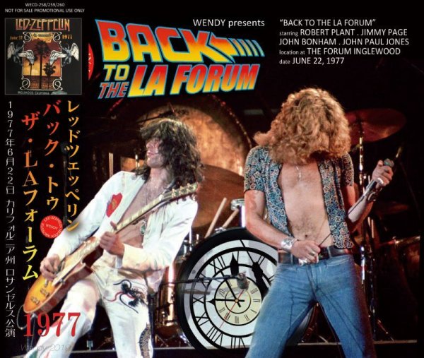 Photo1: LED ZEPPELIN - BACK TO THE LA FORUM 1977 3CD [WENDY] (1)