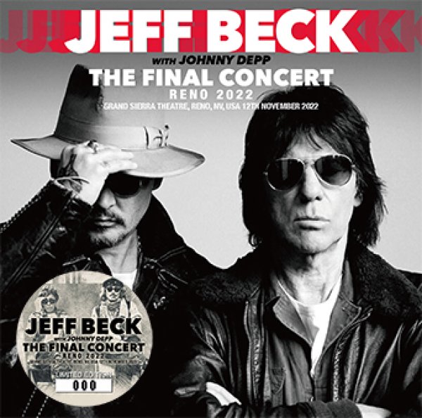 Photo1: JEFF BECK with JOHNNY DEPP - THE FINAL CONCERT: RENO 2022 2CD [Wardour-551] (1)