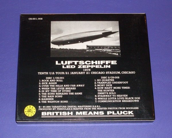 Photo2: LED ZEPPELIN - LUFTSCHIFFE 2CD [TARANTURA] ★★★STOCK ITEM / OUT OF PRINT ★★★ (2)