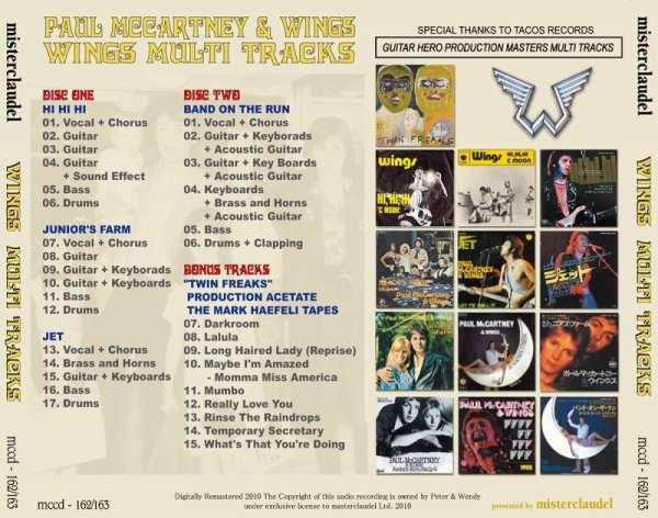 Photo2: PAUL McCARTNEY - WINGS MULTI TRACKS 2CD [MISTERCLAUDEL] (2)