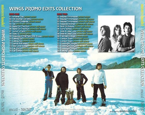 Photo2: PAUL McCARTNEY -WINGS PROMO EDITS COLLECTION 2CD [MISTERCLAUDEL] (2)