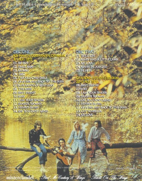 Photo2: PAUL McCARTNEY - BIRDS ON THE WINGS 2CD [MISTERCLAUDEL] (2)