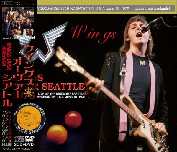Photo1: PAUL McCARTNEY - WINGS OVER SEATTLE 1976 2CD + DVD [MISTERCLAUDEL] (1)