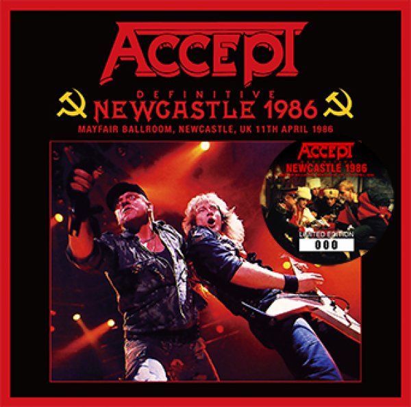 Photo1: ACCEPT - DEFINITIVE NEWCASTLE 1986 CD plus Bonus CDR "DOKKEN / NEWCASTLE 1986 [ZODIAC 584] (1)