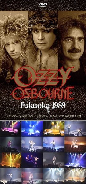 Photo1: OZZY OSBOURNE - FUKUOKA 1989 DVDR [Shades 1731] (1)