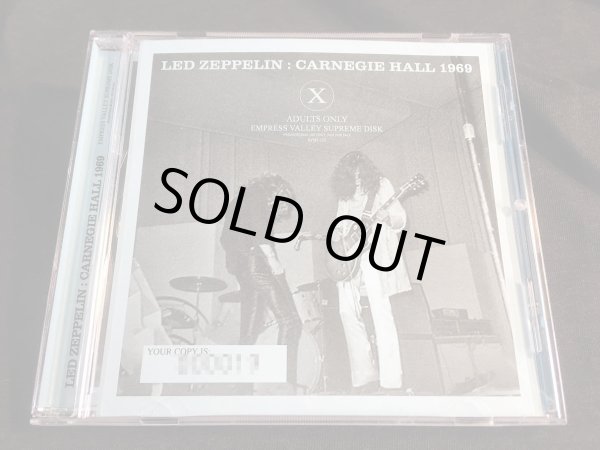 Photo1: LED ZEPPELIN - CARNEGIE HALL CD [EMPRESS VALLEY] ★★★STOCK ITEM / OUT OF PRINT★★★ (1)