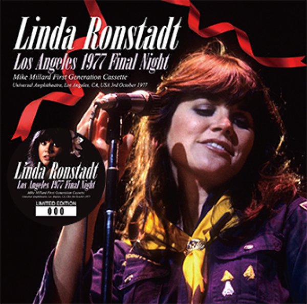 Photo1: LINDA RONSTADT - LOS ANGELES 1977 FINAL NIGHT：MIKE MILLARD FIRST GENERATION CASSETTE 1CD plus Bonus DVDR "ATLANTA 1977: JAPANESE BROADCAST" [ZION-239] (1)