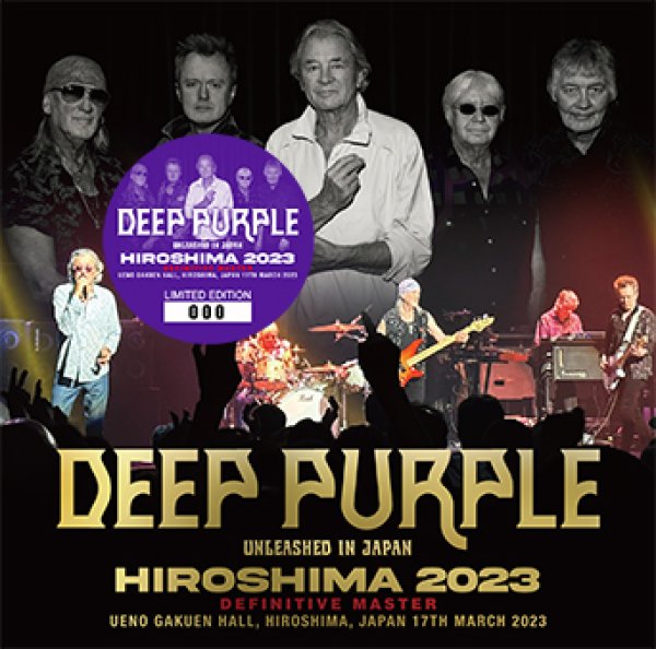 Photo1: DEEP PURPLE - HIROSHIMA 2023 DEFINITIVE MASTER 2CD [Darker Than Blue 321/322] (1)