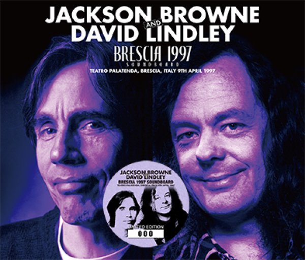 Photo1: JACKSON BROWNE & DAVID LINDLEY - BRESCIA 1997 SOUNDBOARD 3CD [ZION-242] (1)