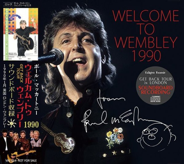 Photo1: PAUL McCARTNEY - WELCOME TO WEMBLEY 1990 2CD [VALKYRIE RECORDS] (1)