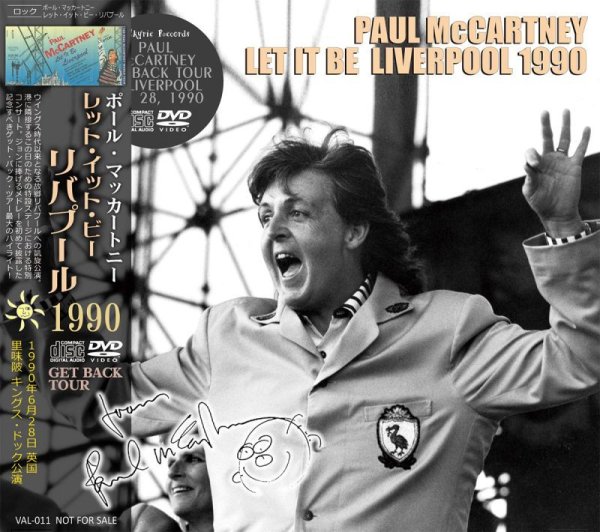 Photo1: PAUL McCARTNEY - LET IT BE LIVERPOOL 1990 CD + DVD [VALKYRIE RECORDS] (1)