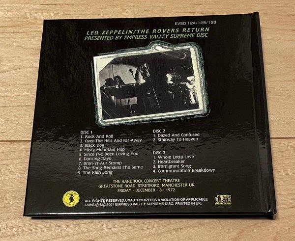Photo3: LED ZEPPELIN - THE ROVERS RETURN 3CD [EMPRESS VALLEY] ★★★STOCK ITEM / OUT OF PRINT★★★ (3)