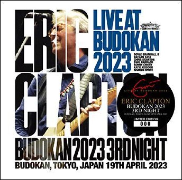 Photo1: ERIC CLAPTON - BUDOKAN 2023 3RD NIGHT 2CD [Tricone 219/220] (1)