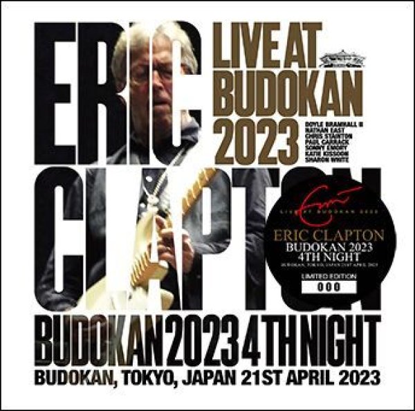 Photo1: ERIC CLAPTON - BUDOKAN 2023 4TH NIGHT 2CD [Tricone 221/222] (1)