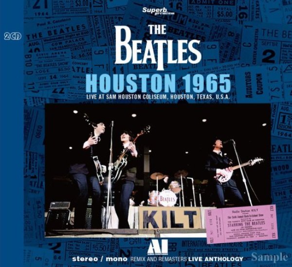 Photo1: THE BEATLES -  HOUSTON 1965 AI - AUDIO COMPANION STEREO/MONO REMIX AND REMASTERS  LIVE ANTHOLOGY CD [Superb Premium] (1)