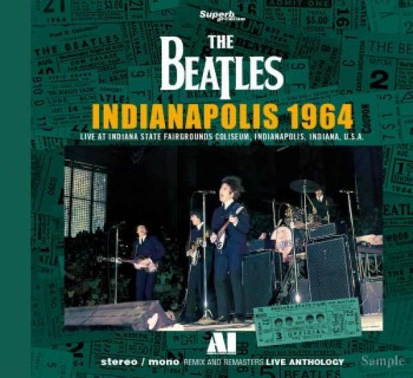 Photo1: THE BEATLES -  INDIANAPOLIS  1964  AI - AUDIO COMPANION STEREO/MONO REMIX AND REMASTERS  LIVE ANTHOLOGY CD [Superb Premium] (1)
