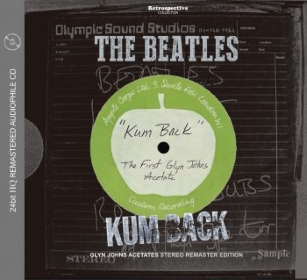 Photo1: THE BEATLES - KUM BACK: GLYN JOHNS ACETATES CD 24bit HQ REMASTERED AUDIOPHILE [RETROSPECTIVE] (1)