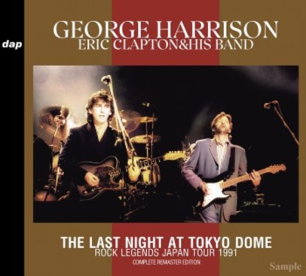 Photo1: GEORGE HARRISON WITH ERIC CLAPTON & HIS BAND - THE LAST NIGHT AT TOKYO DOME 2CD [DAP] (1)