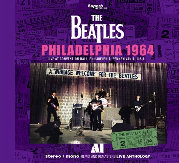 Photo1: THE BEATLES - PHILADELPHIA 1964 : AI - AUDIO COMPANION STEREO/MONO REMIX AND REMASTERS LI VE ANTHOLOGY CD [DAP] (1)