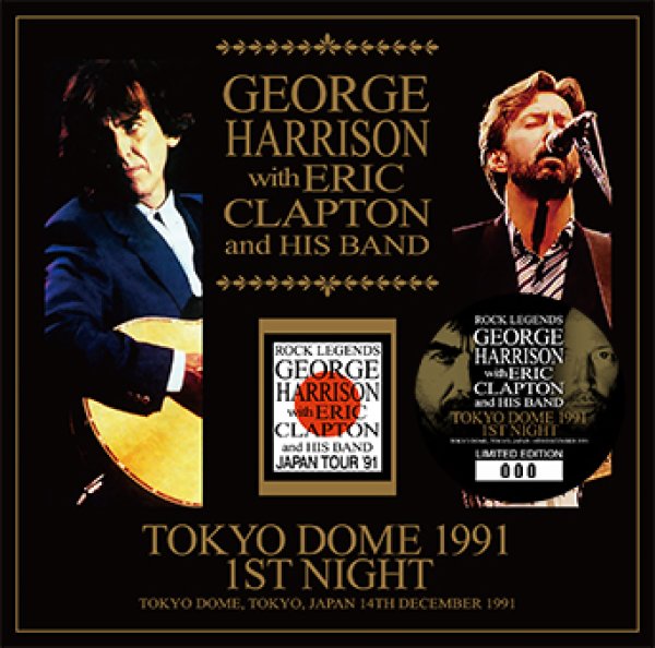 Photo1: GEORGE HARRISON WITH ERIC CLAPTON AND HIS BAND - TOKYO DOME 1991 1ST NIGHT 2CD [Tricone 229/230] (1)