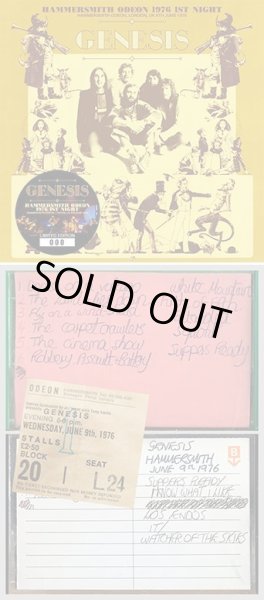Photo1: GENESIS - HAMMERSMITH ODEON 1976 1ST NIGHT 2CD plus Bonus CDR "LONDON 1976 BRITISH BISCUIT MASTER FM REEL [Virtuoso 493/494] ★★★STOCK ITEM / OUT OF PRINT / HOT WINTER SALE★★★ (1)