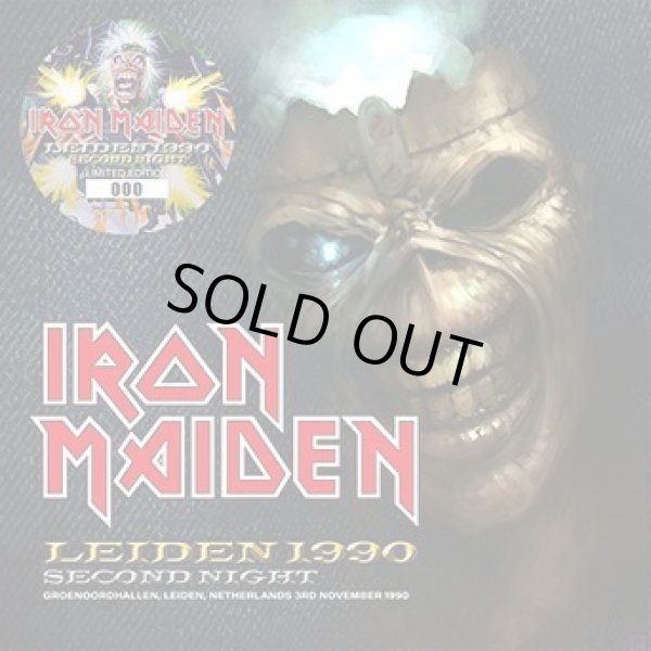 Photo1: IRON MAIDEN - LEIDEN 1990 2ND NIGHT 2CD plus Bonus DVDR "LEIDEN 1990 2ND NIGHT: THE VIDEO"* [ZODIAC 592] ★★★STOCK ITEM / HOT SPRING SALE★★★ (1)