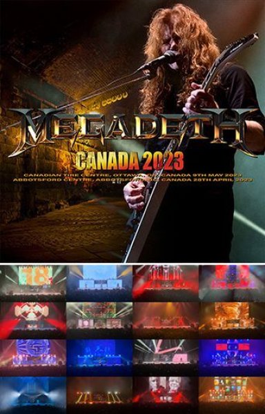 Photo1: MEGADETH - CANADA 2023 CDR+DVDR [Shades 1764] (1)
