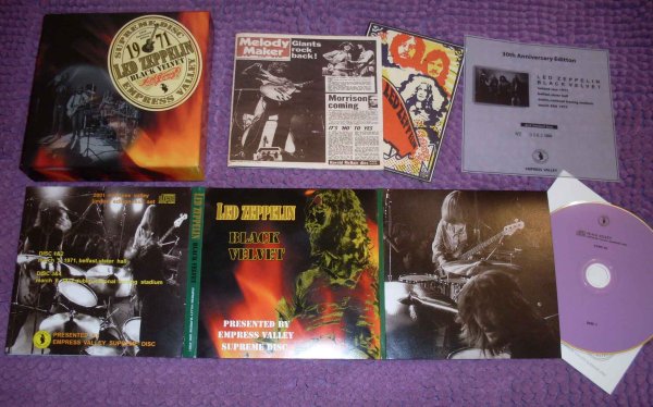 Photo3: LED ZEPPELIN - BLACK VELVET 4CD 1ST EDITION BOX [EMPRESS VALLEY] ★★★STOCK ITEM / OUT OF PRINT / VERY RARE★★★ (3)