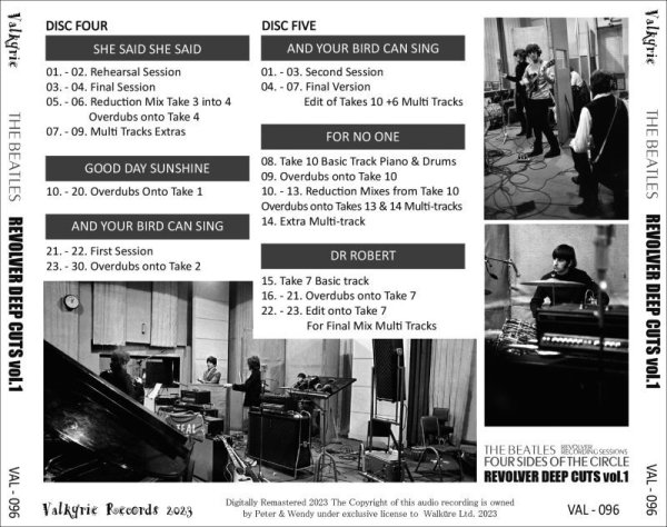 Photo4: THE BEATLES - REVOLVER DEEP CUT VOL.1 5CD [VALKYRIE RECORDS] (4)