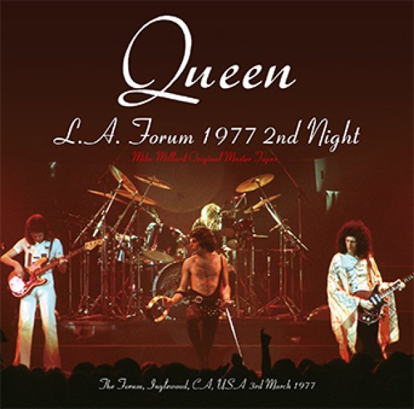 Photo1: QUEEN - L.A. FORUM 1977 2ND NIGHT: MIKE MILLARD ORIGINAL MASTER TAPES 2CD [Wardour-407] (1)