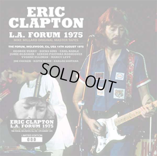 Photo1: ERIC CLAPTON - L.A. FORUM 1975: MIKE MILLARD ORIGINAL MASTER TAPES 2CD [Beano-250] (1)
