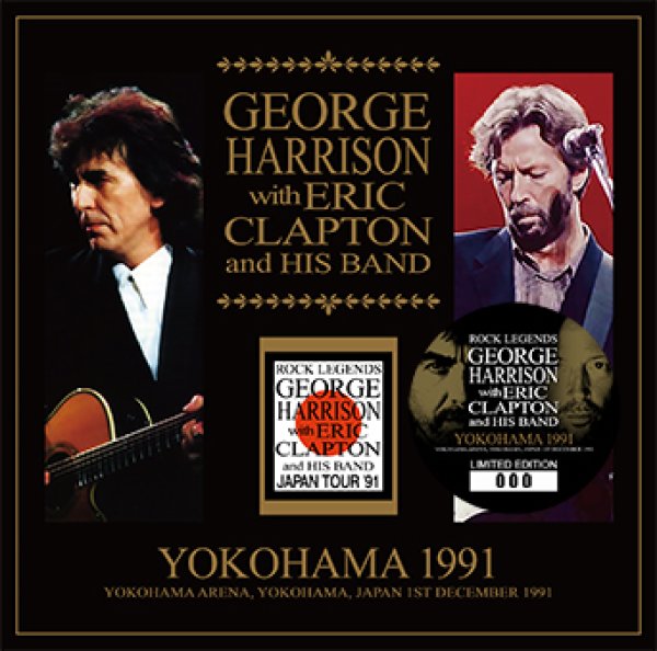 Photo1: GEORGE HARRISON WITH ERIC CLAPTON AND HIS BAND - YOKOHAMA 1991 2CD [Tricone 241/242] (1)