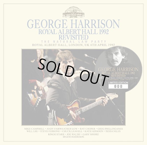 Photo1: GEORGE HARRISON - ROYAL ALBERT HALL 1992 REVISITED 2CD plus Bonus DVDR "ROYAL ALBERT HALL 1992: THE VIDEO ★★★STOCK ITEM / HOT SPRING SALE★★★ (1)