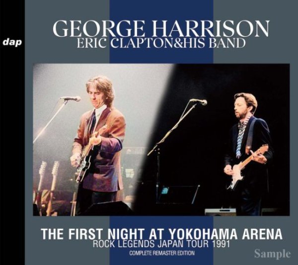 Photo1: GEORGE HARRISON WITH ERIC CLAPTON -  THE FIRST NIGHT AT YOKOHAMA ARENA  2CD [DAP] (1)