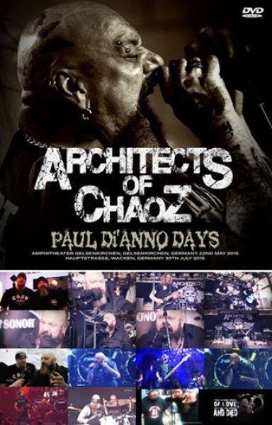 Photo1: ARCHITECTS OF CHAOZ - PAUL Di'ANNO DAYS DVDR [Shades 1786] (1)