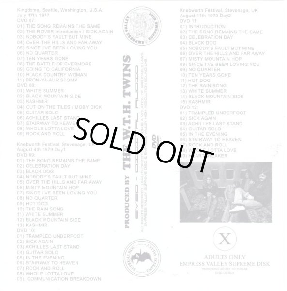 Photo3: LED ZEPPELIN - BOX EVOLUTION IS TIMING 3 MOVIE 12DVD [EMPRESS VALLEY] ★★★STOCK ITEM / OUT OF PRINT ★★★ (3)