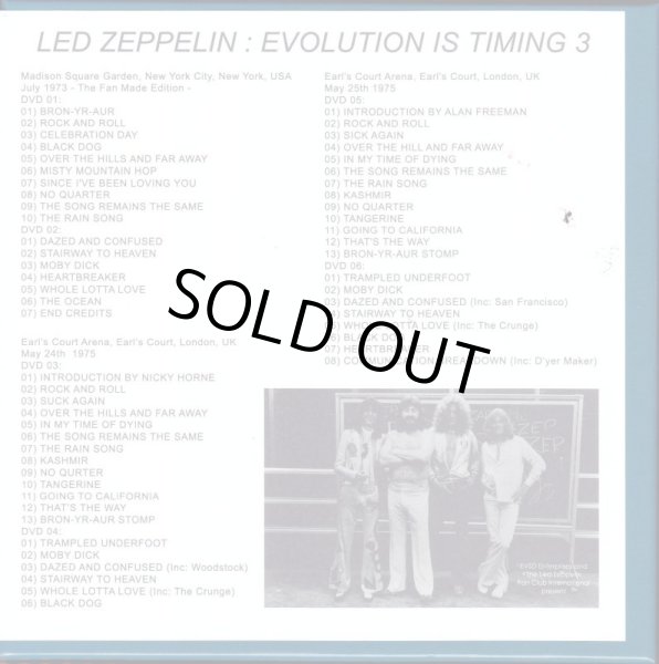 Photo2: LED ZEPPELIN - BOX EVOLUTION IS TIMING 3 MOVIE 12DVD [EMPRESS VALLEY] ★★★STOCK ITEM / OUT OF PRINT ★★★ (2)