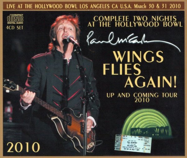 Photo1: PAUL McCARTNEY - WINGS FLIES AGAIN complete HOLLYWOOD BOWL two days  4CD  [PICCADILLY CIRCUS] (1)