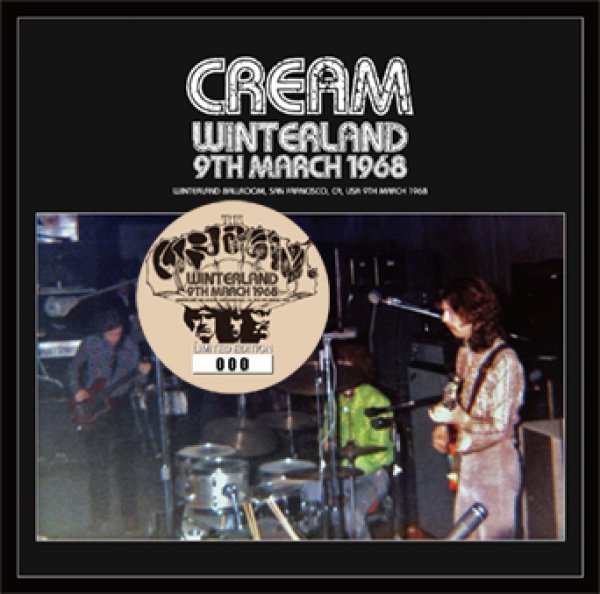 Photo1: CREAM - WINTERLAND 9TH MARCH 1968 CD [Beano-255] (1)