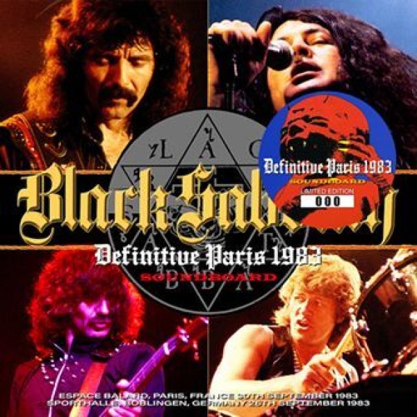 Photo1: BLACK SABBATH - DEFINITIVE PARIS 1983 SOUNDBOARD CD [ZODIAC 601] (1)