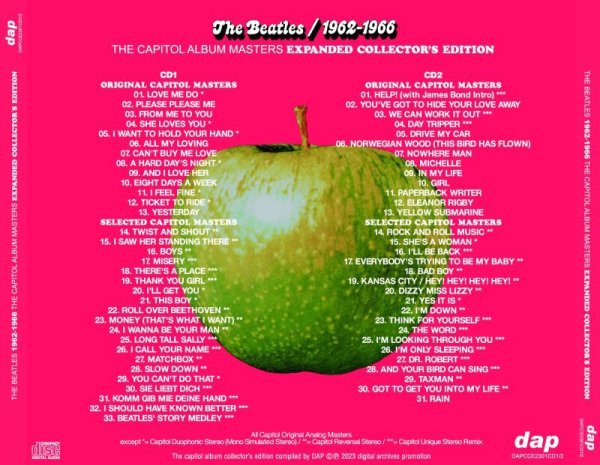 Photo5: THE BEATLES - 1962-1966 & 1967-1970 THE CAPITAL ALBUM MASTERS 4CD [DAP] (5)