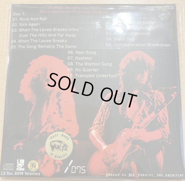 Photo2: LED ZEPPELIN - OUTFIT OF THE DAY PROMO EDITION COVER B  2CD [TARANTURA 2000] ★★★STOCK ITEM / OUT OF PRINT / VERY RARE★★★ (2)